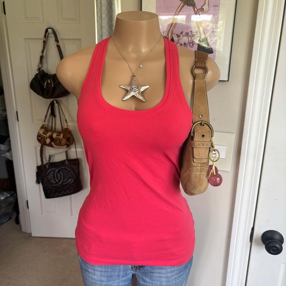 Lululemon red pink racerback tank top (size 6)